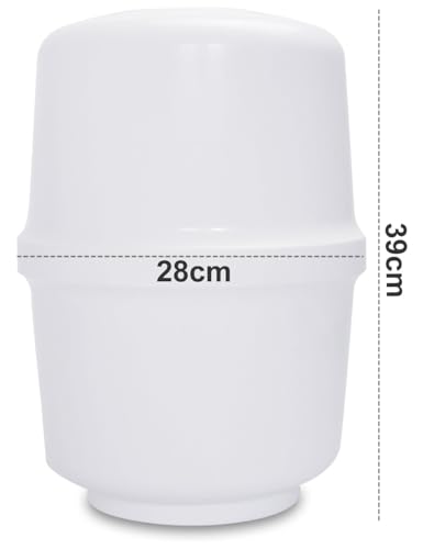 Smardy Serbatoio Di Stoccaggio D'acqua 4 Galloni (15,14 Litri), Serbatoio Di Accumulo Dell'acqua Con Rubinetto Di Arresto Per Osmosi Inversa Tubo D'acqua 1/4" (6,35Mm) - 2