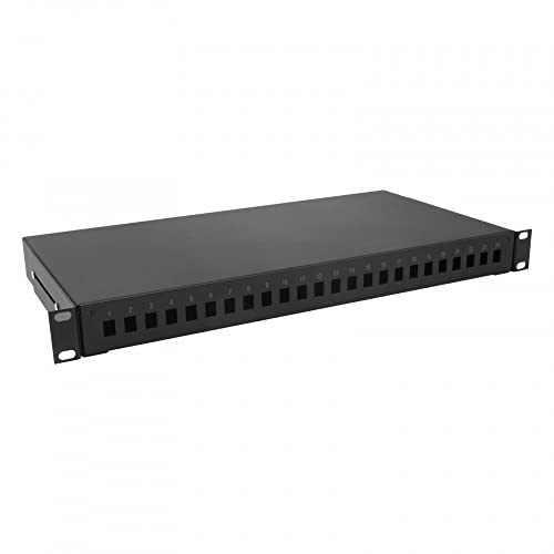 Plateau rack 19 1U pour 24 SC APC tiroir optique vide