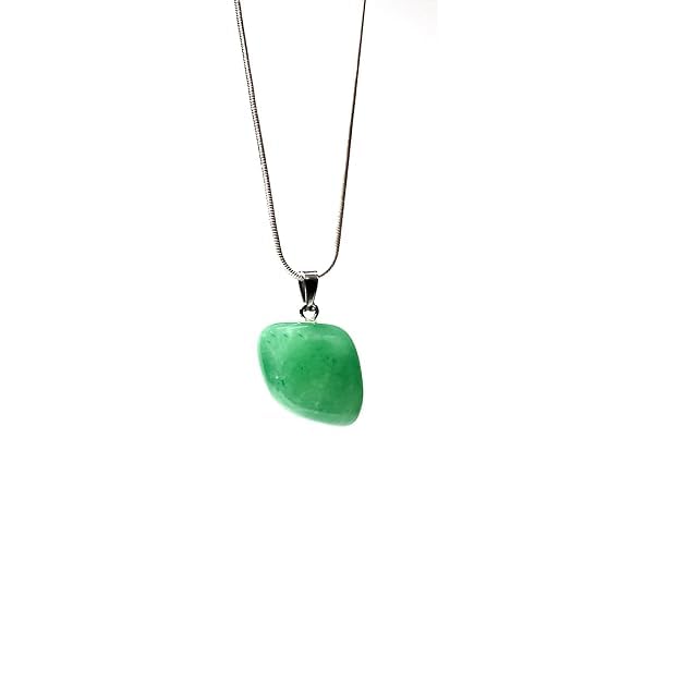 Image of Natural Energizing Crystal Tumble Pendant Handcrafted Healing Stone Jewellery for Positive Energy & Harmony
