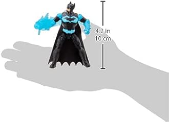 BATMAN, Batcycle Vehicle with Exclusive BATMAN and CLAYFACE 4-Inch Action Figures, 6055934