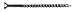 Simpson Strong-Tie Deck-Drive DWP Wood SS Screw #10 x 3 in. T-25, Flat Head, Type 316 (40-Qty)