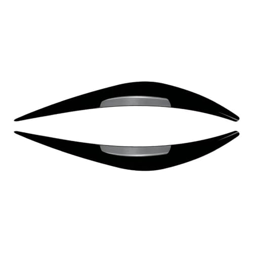 Cils de phare pour Infiniti Q50 2014-2022 couvercle en ABS noir brillant