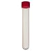 16x100mm Test Tube with Screw Cap, Polypropylene, Round Bottom, 13ml, Karter Scientific (Pack of 100)