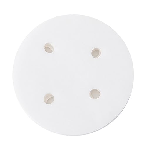 KICHOUSE 500pcs Round Steamer Papers Disposable Silicone Oil Absorption Liners for Steamed Buns Dumplings Baking Paper Perforated Design for Easy Cleanup