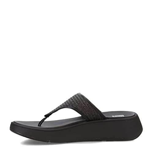 FitFlop Women's, F-Mode Woven Flatform Toe Post Sandal4