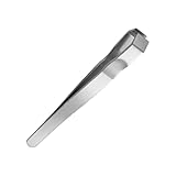 Pinzas para cejas | Cortapelos para el cuidado del rostro | Pinzas de punta plana para domicilio | Para viaje, uso diario, casa, salón, baño, spa y noche