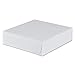 2.5" x 9" Tuck-Top Bakery Boxes in White