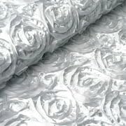 Premium 54-Inch x 4-Yard White Satin Rosette Fabric Roll for Elegant DIY Projects and Event Decor 10 Premium 54-Inch x 4-Yard White Satin Rosette Fabric Roll for Elegant DIY Projects and Event Decor - Image 9