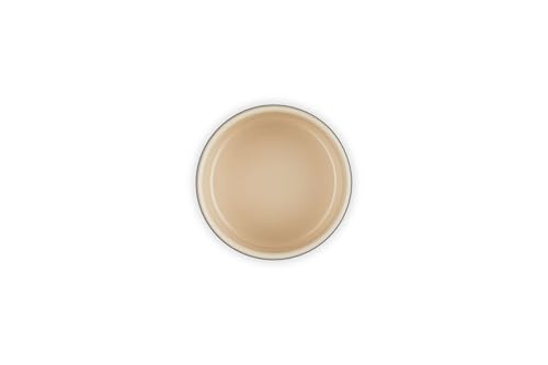 Image of Le Creuset Signature Small Salt Cellar and Storage Canister with Wood Lid, 7 oz., Oyster