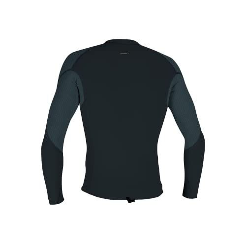 O'neill Wetsuits Men's Hyperfreak 1.5Mm Long Sleeve Wetsuit Top, Gun Metal/Cadet Blue, X-Large #TOP1