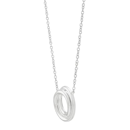 Silpada 'Karma Swirl' Pendant Necklace in Sterling Silver, 18" + 2"2