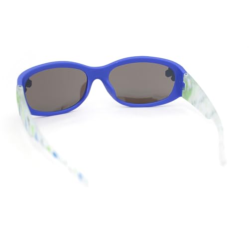 Boys Color Mirror T-Rex Dinosaur Print Arm Oval Sport Sunglasses4