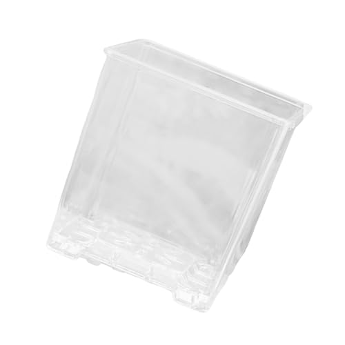 Zkydhbd Macetas transparentes simples y transpirables para decoración de jardín para macetas, alféizar de ventana, contenedor transparente para plantas
