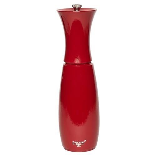 Fletchers' Mill Border Grill Pepper Mill, Cinnabar - 8 Inch,