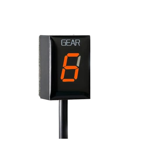 バイク用ギアインジケーター に適用するスズキ用 GSF1250S GSF1250SA 2007 2008 2009 2010 2011 2012 2013 2014 2015 2016 オートバイ 1-6 スピードギア表示メーターギアインジケーター(Ora