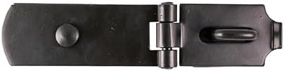 Timco - Swivel Pattern Hasp & Staple - Heavy Duty - Black (Size 8" - 1 Each)