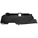 Kojem Fuel Tank Skid Plate Compatible with 2007-2018 Jeep Wrangler JK 2 Door Heavy Duty Skid Plate Powder Coated Steel Black