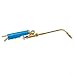 H01-2 Mini Gas Welding Torch Oxy-acetylene Oxy-propane Repair Cutting Tool for 0.5-2mm Steel Plate Brass Plastic Construction 33cm Length Blue Gold Colour Industrial Grade