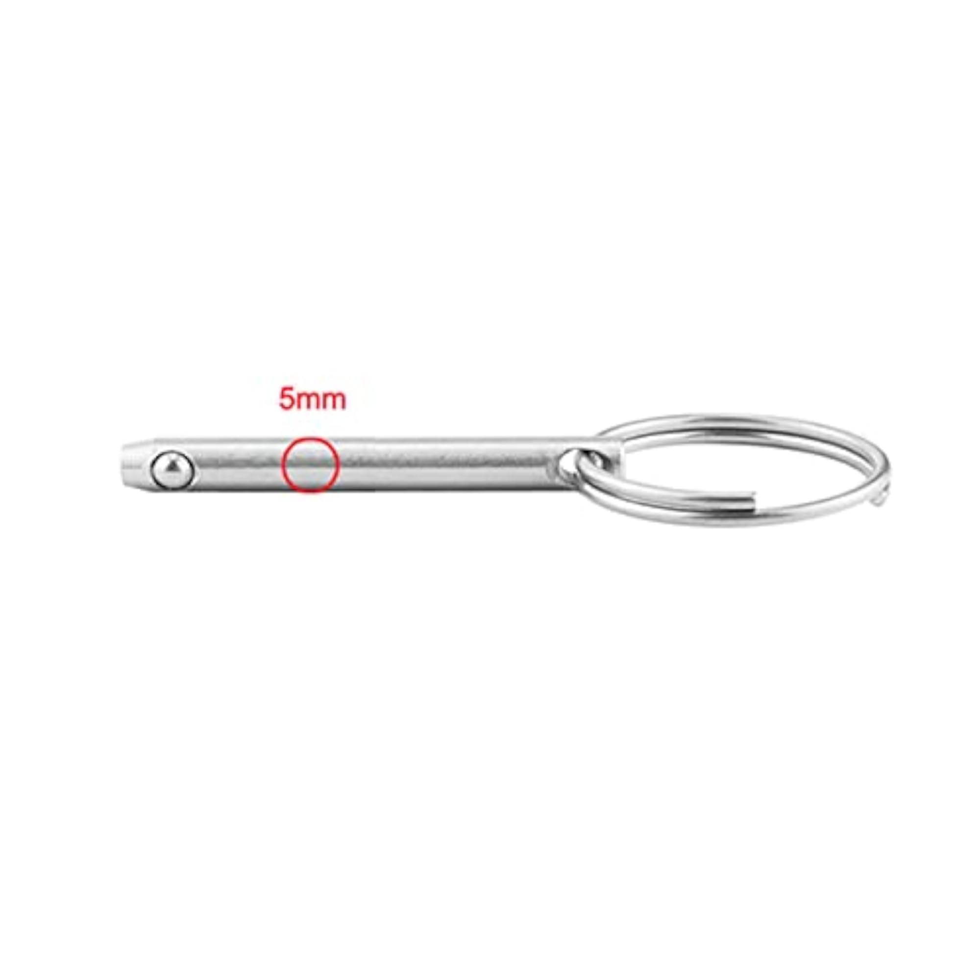4 pieces 316 Stainless Steel Boat Top Deck Hinge Quick Release Pin 5x51mm