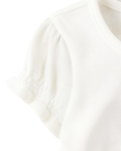 Image of Gymboree Girls' and Toddler Puff Sleeve Embroidered T-Shirt
