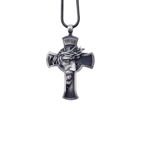 Bijoux religieux croix celtique et collier Jésus style punk hip hop