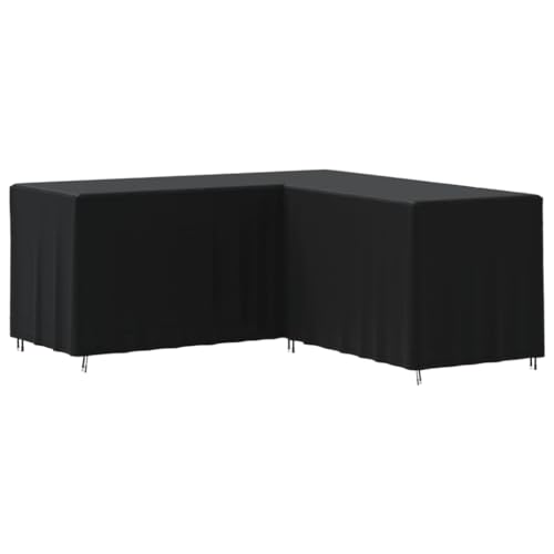 Vetnasa Cubierta de sofá en forma de L Ox 420D negro 215x215x80 cm Mobiliario, Accesorios para muebles de jardín, Fundas para muebles de jardín Negro 1,7 KG