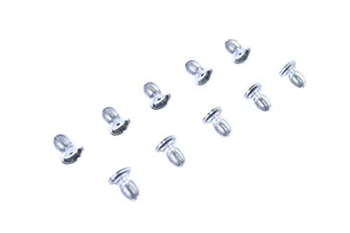 Pack de 10 auriculares de repuesto transparentes tipo pezón para tubos acústicos de walkie-talkie