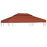 Godetevi il vostro spazio all'aperto con questa copertura superiore per gazebo a due strati anche in caso di sole battente o pioggia!