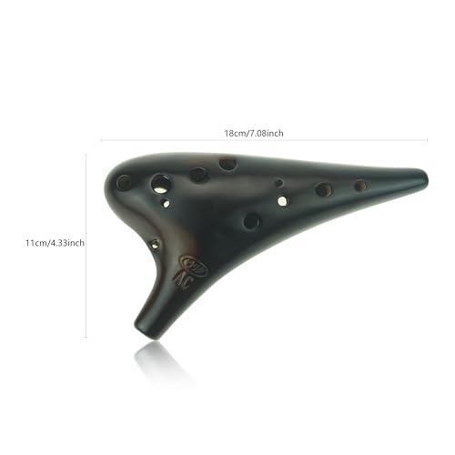Ocarinawind TD12001 Forest Whisper" 12 Hole Ocarina Classic Straw Fire Masterpiece Collectible thumb #1