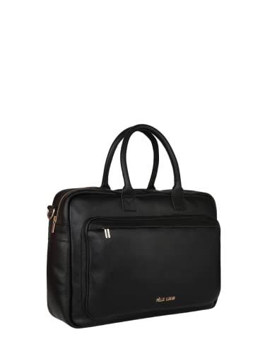 Bolsos de cuero para portátiles de hombre con acabados de alta gama