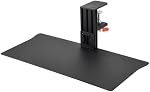 Quick Release Keyboard Desk Mount, Clamp-on Adjustable Tray,18.5x8.7 Inch, Extra Sturdy Single Clamp Design, Height Adjustable Ergonomic Typing for Office, Home, Gaming - Save Desk Space, Special Use