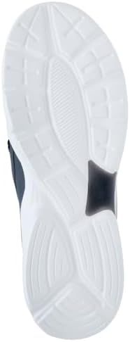 Nautica Men's Casual Athletic Fashion Sneakers Lace-Up-Walking Shoes-Lightweight Joggers-Branco-Black Size-11 | Image 4