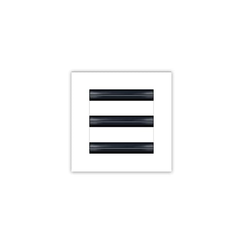 BUILDMART - 6x6 White Modern AC Vent Cover - Decorative Air Vent - Standard Linear Slot Diffuser - Register Grille for Ceiling, Walls & Floors - Texas Buildmart by BUILDMART - Used condition - US$36.22