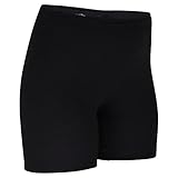 REMOwool 100% Merinowolle Damen Base Layer Extended Thermo Unterhose, Schwarz , 38