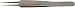 EMS 0302-5-CO Tweezer, 5 INOX 02 Alloy, Positive Action, Electronic Grade, Epoxy Coated, Super Thin Tip, 110 mm Height