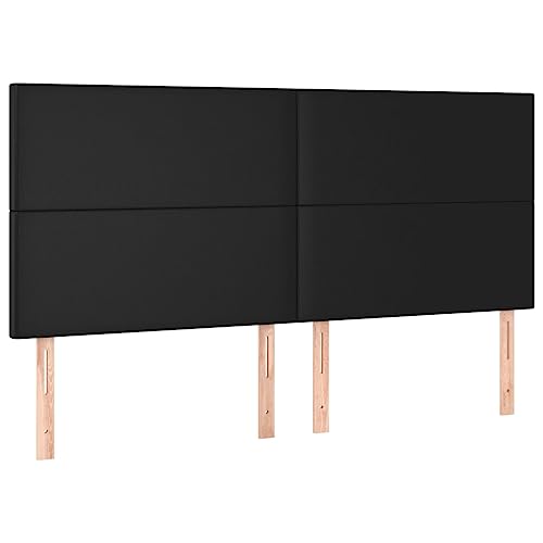 vidaXL Tête de Lit à LED Meuble de Chambre à Coucher Accessoire de Lit Double Tête de Cadre de...