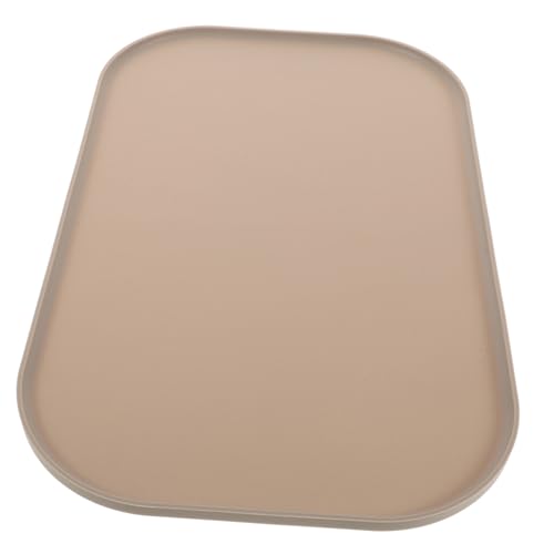 ERINGOGO Pet Feeding Mat with Raised Edges Durable Silicone Dog Bowl Mat for Food Water Easy to Clean Puppy Feeding Placemat Non Slip Design for Cats Dogs