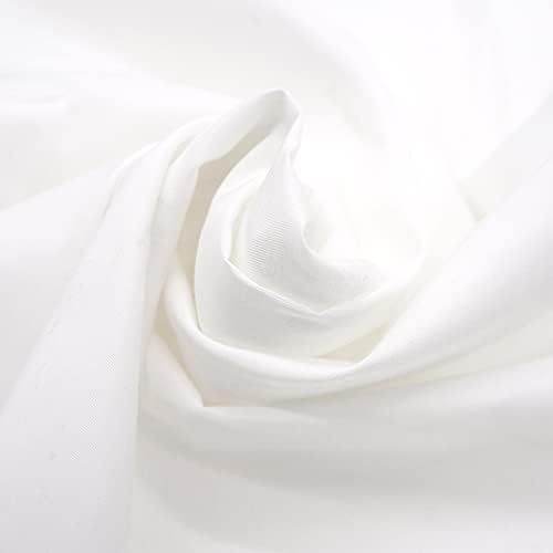 Sublimation Polyester Fabric White – 100% Polyester Precut Fabric for Heat Press | 2 Yards | 65" | 75 GSM – Soft, Smooth, Sublimation-Ready Material for DIY Craft & Printing Projects