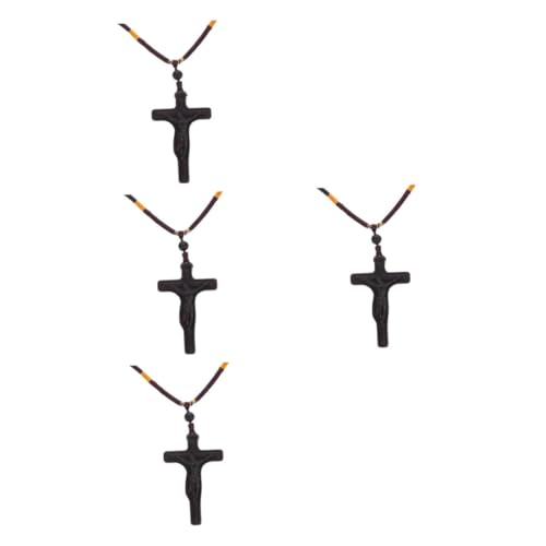 Collier croix en perles légères pour éviter les irritations de peau