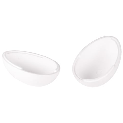Rayher 30167000 Ovo de poliestireno, duas metades, 26 cm, ovo de Páscoa para artesanato, preencher e decorar