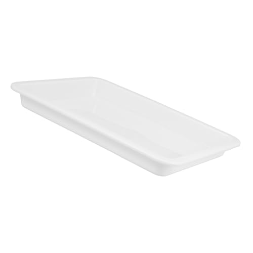 OSOLADY Storage Tray Lab Utility Tray Dissection Pan Laboratory Square Plate Experiment Tray Labs Dissection Tray Reagent Plate Chemical Reagent Tray Laboratory Plate Plastic White