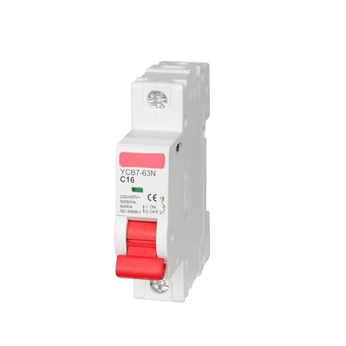 Disjoncteur miniature YCB7-63N contre les surcharges électriques du réseau 4P 20A