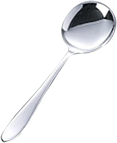 Set of 5 Torte Soup Spoon, 6.7 inches (17 cm), 1.5 oz (39 g), Western Pottery Accessory, Hotel, Restaurant, Cafe, Western Tableware, Restaurant, Commercial Use,