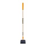 True Temper 2683200 7 in. Forged Sidewalk and Ice Scraper with 48 in. Hardwood Handle with Cushion...
