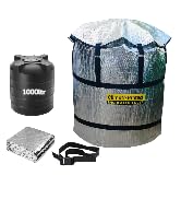 Climate Protect Cover Plastic 1000 Litre 4mm Bubble Guard Technology Insulated Water Tank Cover|Keeps The Water Cools In Summer 1000 Liter Insulated Tank Cover