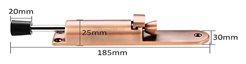 Butée de porte à une touche en caoutchouc réglable en hauteur pour installation facile - 3