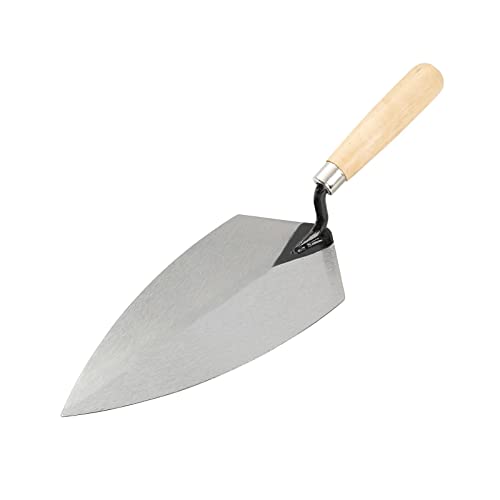 Zjnoted 5 Pieces Mason Set Carbon Steel Wooden Handle ，Bricklaying Trowel，Pointing Trowel，Margin Trowel #TOP5