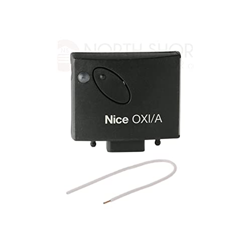 NiceOne Nice Apollo OXI/A Family 4 Channel, 433MHz Plug in Receiver, Black, 1.9 Height: X 1.7 X Depth: .7 inch
