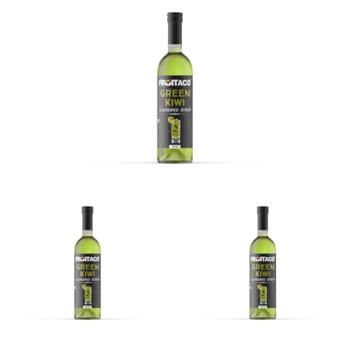 Image of Fruitaco Kiwi Syrup: Perfect Mixer For Enhancing Mocktails & Cocktails, Drinks, And Mojitos At Parties, Conveniently Packaged In A 750Ml Bottle For All Your Mixing Needs (Pack of 3)