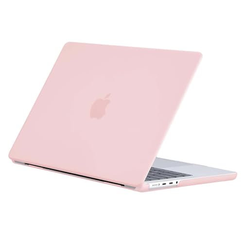 Image of EooCoo Case Compatible for New Apple MacBook Pro 14 inch M5 2026 2025-2021 M4 M3 M2 M1, A3427 A3426 A3434 A3112 A3185 A3401 A2918 A2992 A2779 A2442 Pro /Max, Laptop Plastic Hard Shell Cover, Matte Pink